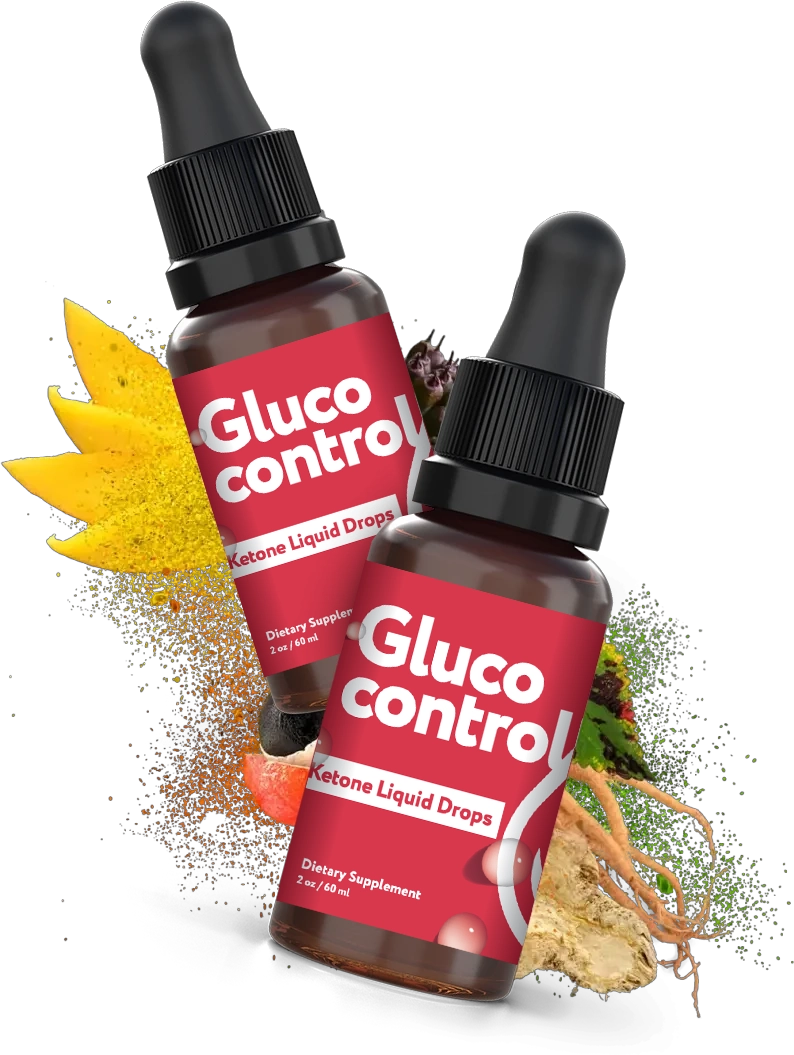 Gluco Control Drops Bottles
