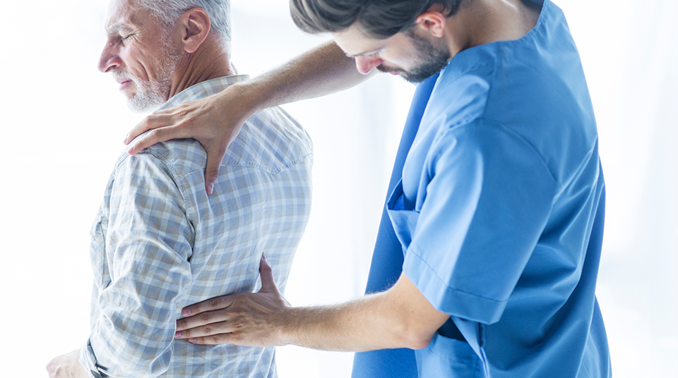 Person experiencing nerve discomfort