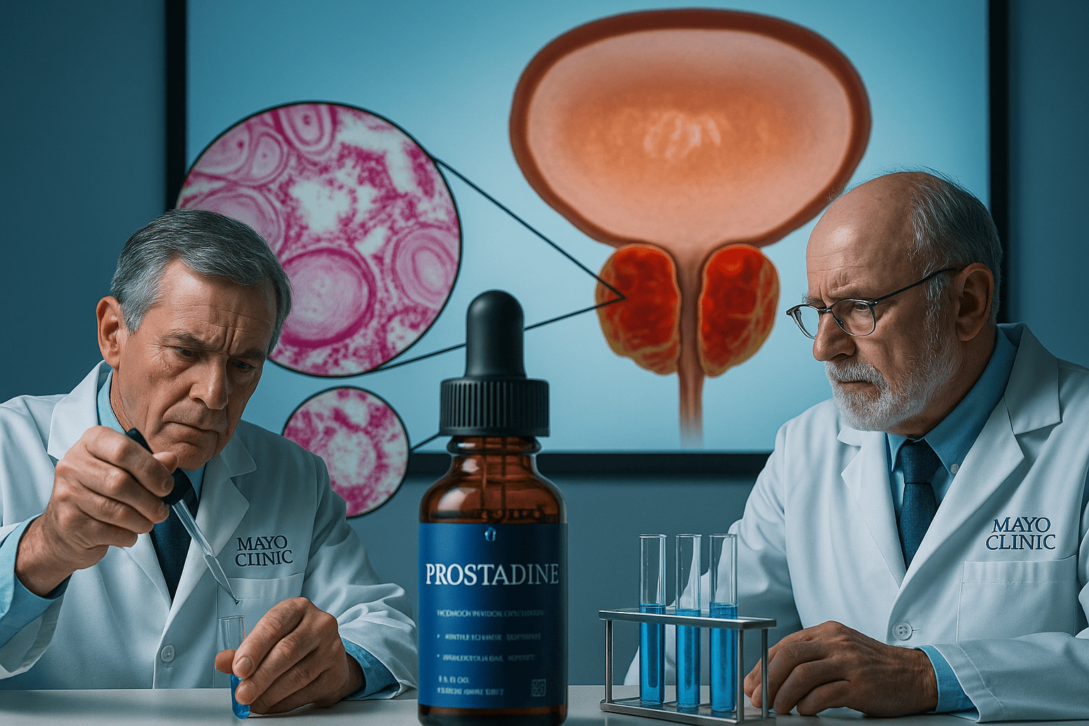 Worried man at night with prostate concerns